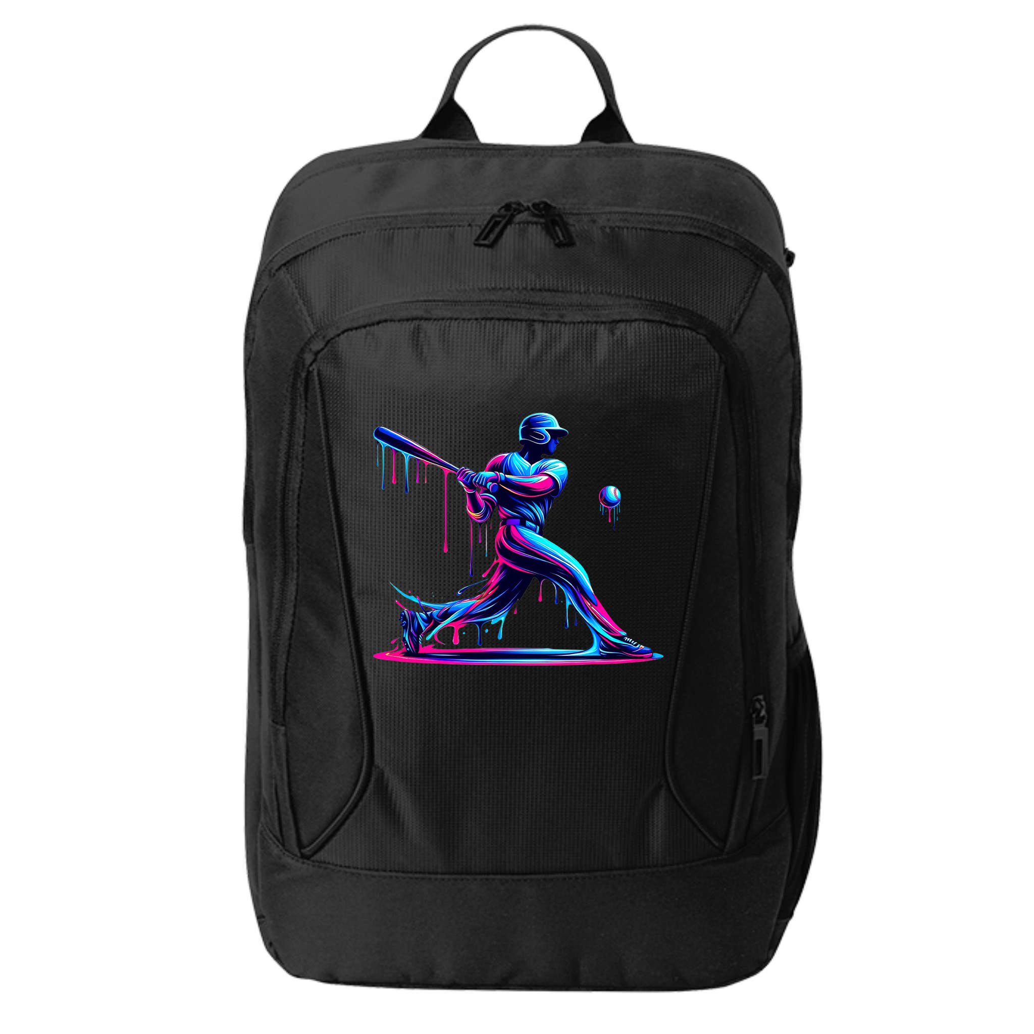 Baseball Player Drip For N Ice Cream City Backpack
