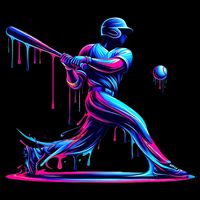 Baseball Player Drip For N Ice Cream Backpack