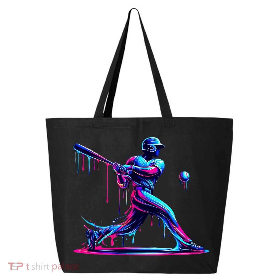 Baseball Player Drip For N Ice Cream 25L Jumbo Tote