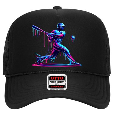 Baseball Player Drip For N Ice Cream Trucker Hat