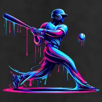 Baseball Player Drip For N Ice Cream Golf Towel
