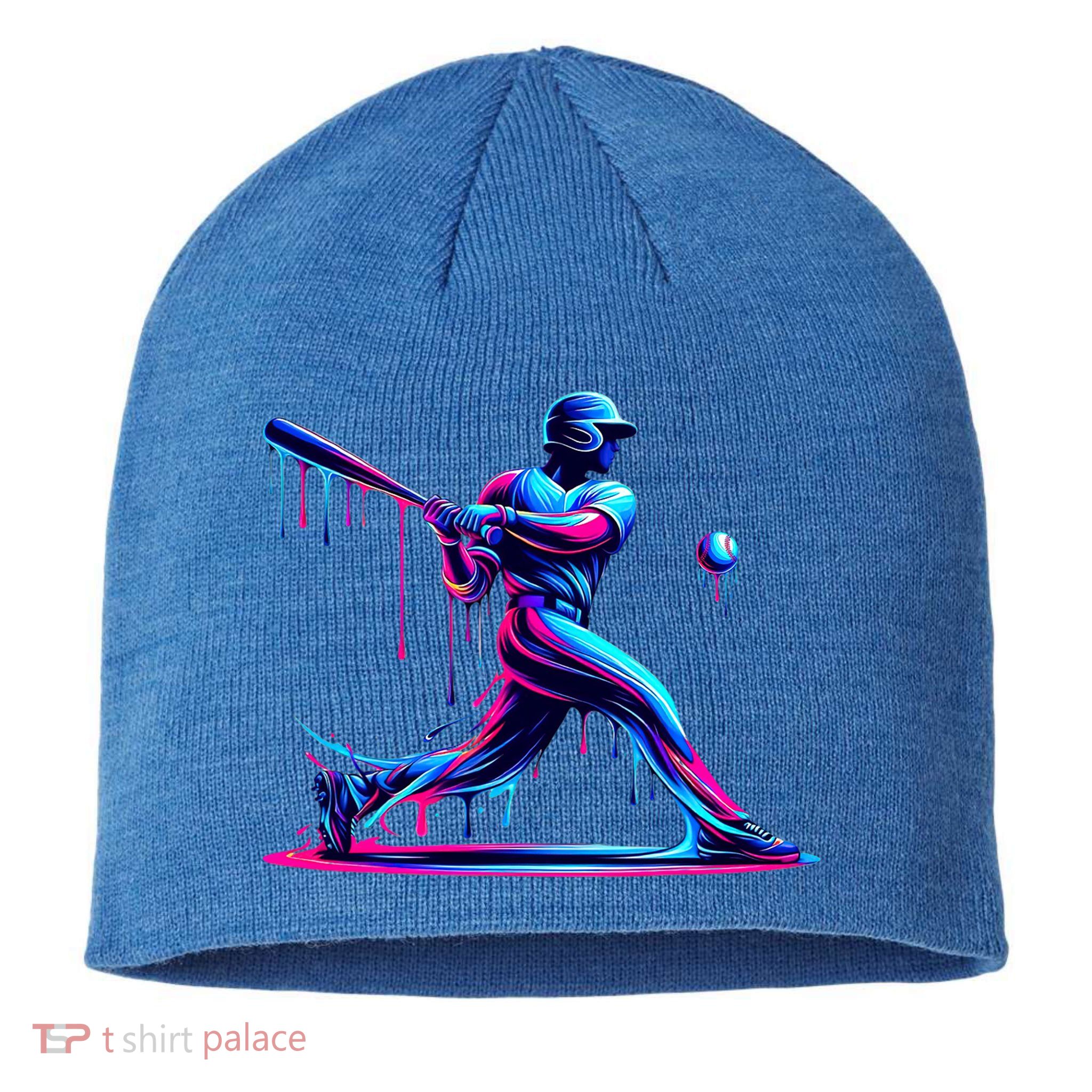 Baseball Player Drip For N Ice Cream Sustainable Beanie