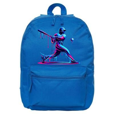 Baseball Player Drip For N Ice Cream 16 in Basic Backpack