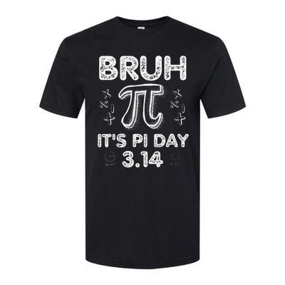 Bruh Pi Day 3.14 Pi Symbol Funnyteachers Math Lovers Softstyle CVC T-Shirt