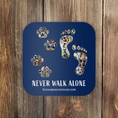 Brown Paws Dog Rescue Coaster