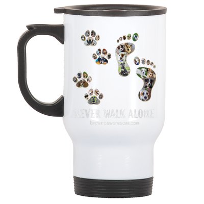 Brown Paws Dog Rescue Stainless Steel Travel Mug