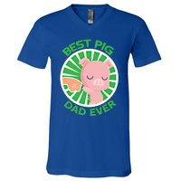 Best Pig Dad Ever Gift V-Neck T-Shirt