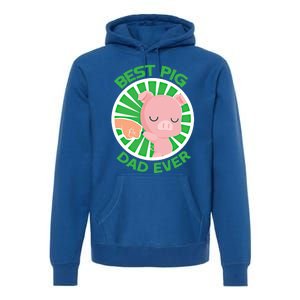 Best Pig Dad Ever Gift Premium Hoodie