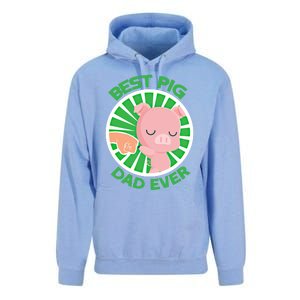 Best Pig Dad Ever Gift Unisex Surf Hoodie