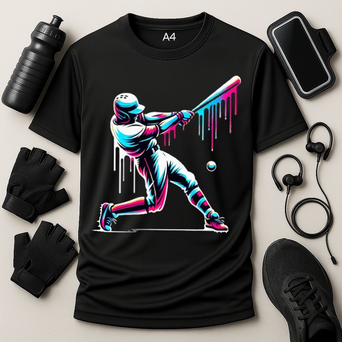 Baseball Player Drip Cooling Performance Crew T-Shirt