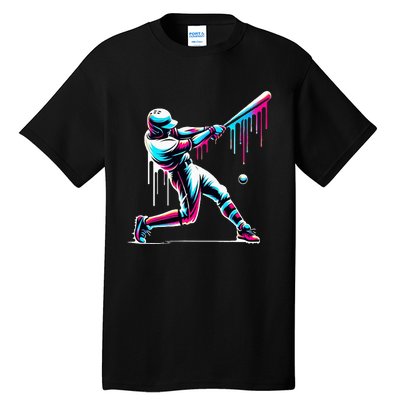 Baseball Player Drip Tall T-Shirt