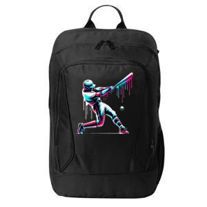 Baseball Player Drip City Backpack