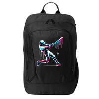 Baseball Player Drip City Backpack