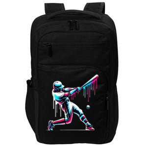 Baseball Player Drip Impact Tech Backpack