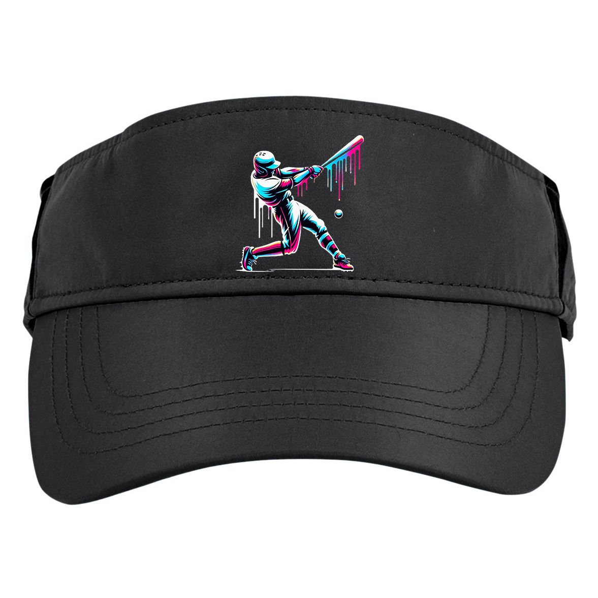 Baseball Player Drip Adult Drive Performance Visor