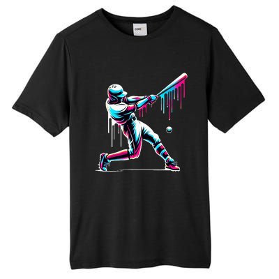 Baseball Player Drip Tall Fusion ChromaSoft Performance T-Shirt