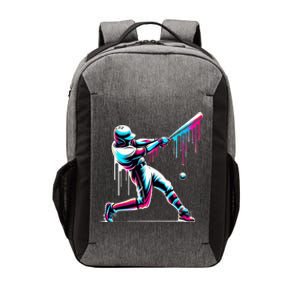 Baseball Player Drip Vector Backpack