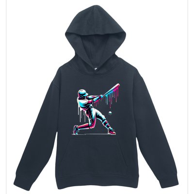 Baseball Player Drip Urban Pullover Hoodie