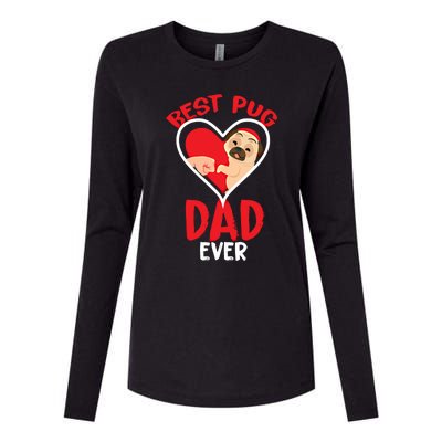 Best Pug Dad Ever Meaningful Gift Womens Cotton Relaxed Long Sleeve T-Shirt