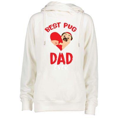 Best Pug Dad Ever Meaningful Gift Womens Funnel Neck Pullover Hood