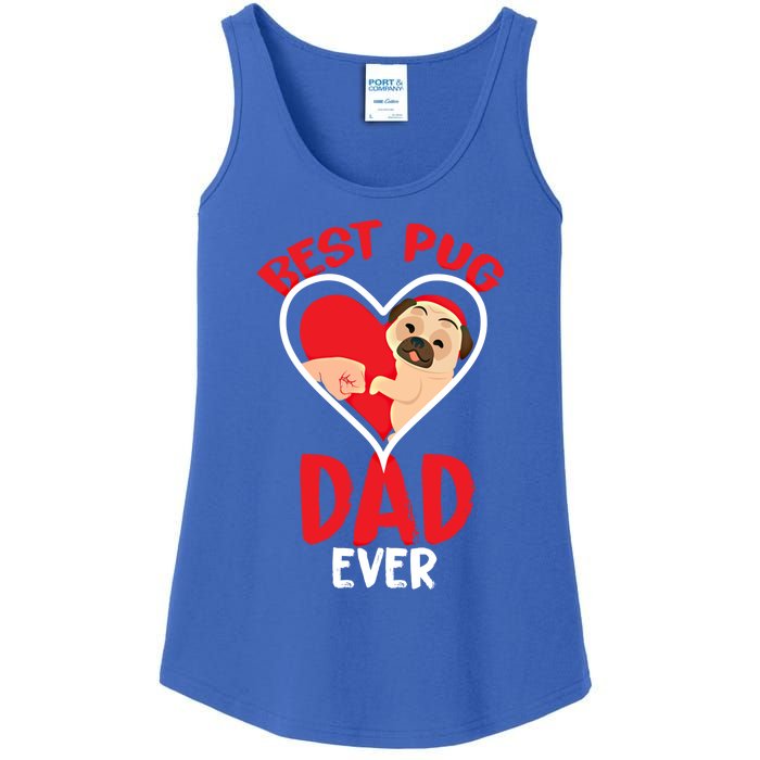 Best Pug Dad Ever Meaningful Gift Ladies Essential Tank