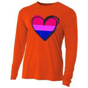 Bisexual Pride Design Bisexual Cooling Performance Long Sleeve Crew