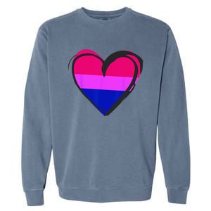 Bisexual Pride Design Bisexual Garment-Dyed Sweatshirt