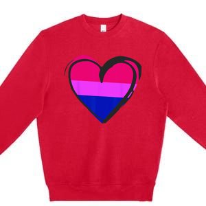 Bisexual Pride Design Bisexual Premium Crewneck Sweatshirt