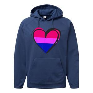 Bisexual Pride Design Bisexual Performance Fleece Hoodie