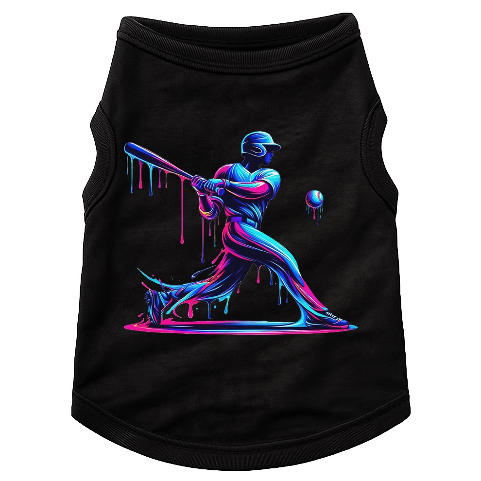 Baseball Player Drip For N Ice Cream Doggie Tank