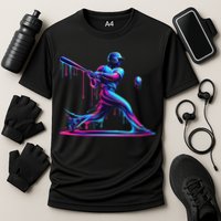 Baseball Player Drip For N Ice Cream Performance Shirt