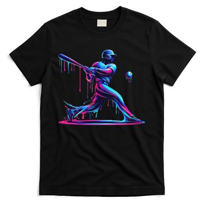 Baseball Player Drip For N Ice Cream T-Shirt