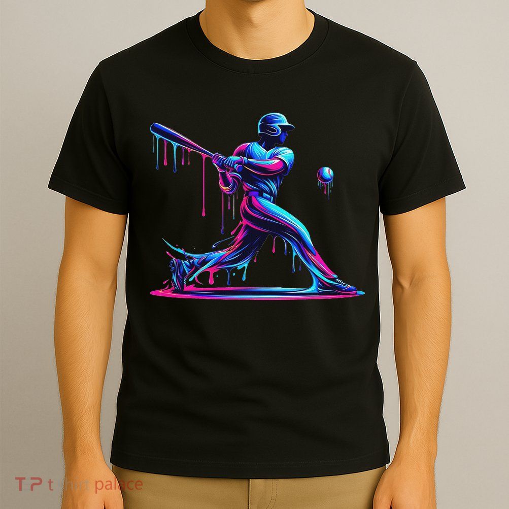 Baseball Player Drip For N Ice Cream T-Shirt