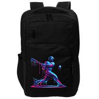 Baseball Player Drip For N Ice Cream Impact Tech Backpack