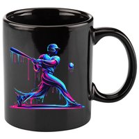 Baseball Player Drip For N Ice Cream 11oz C Handle Ceramic Mug