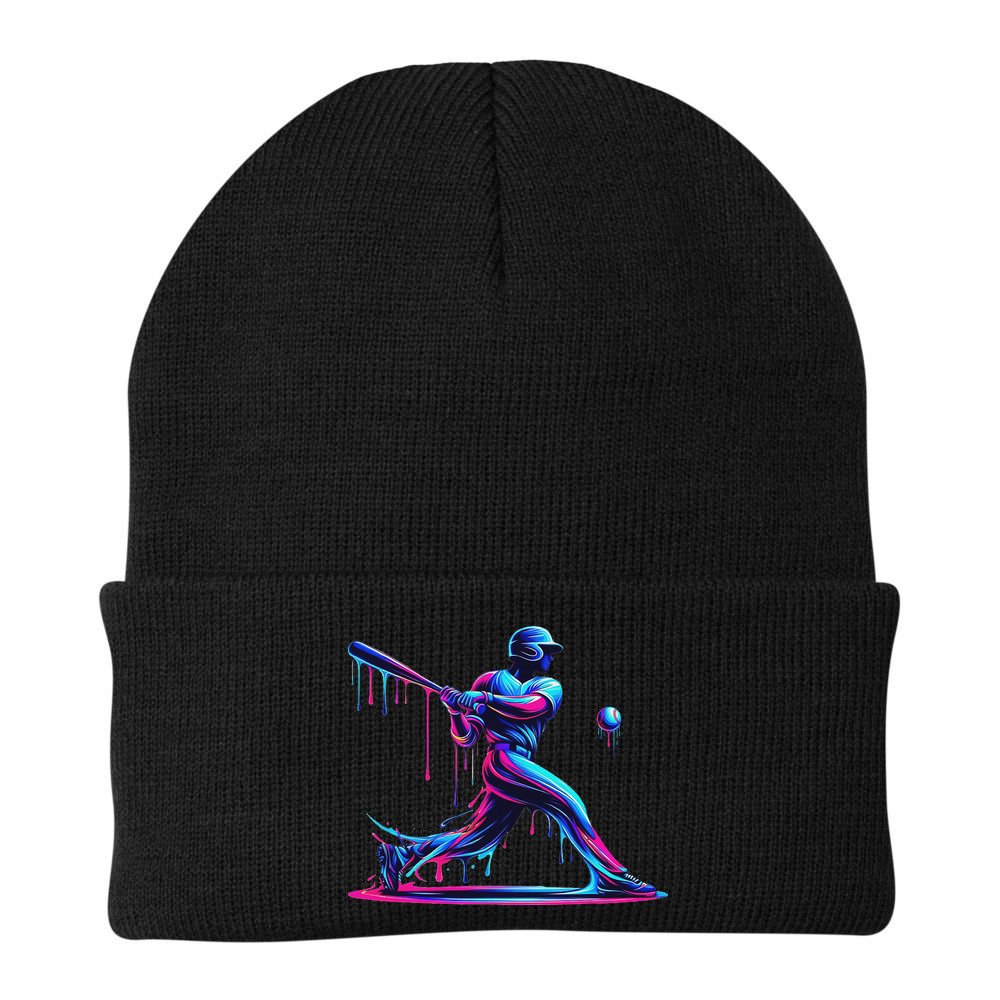 Baseball Player Drip For N Ice Cream Beanie