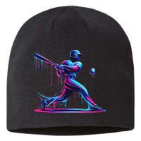 Baseball Player Drip For N Ice Cream Sustainable Beanie