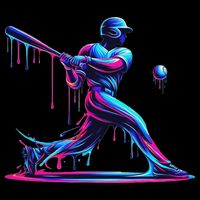 Baseball Player Drip For N Ice Cream 16 in Basic Backpack