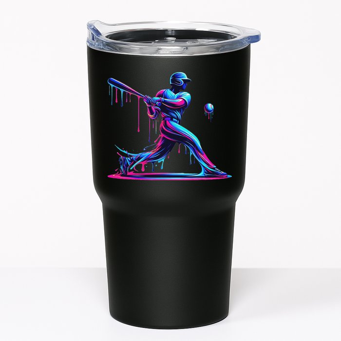 Baseball Player Drip For N Ice Cream Tumbler