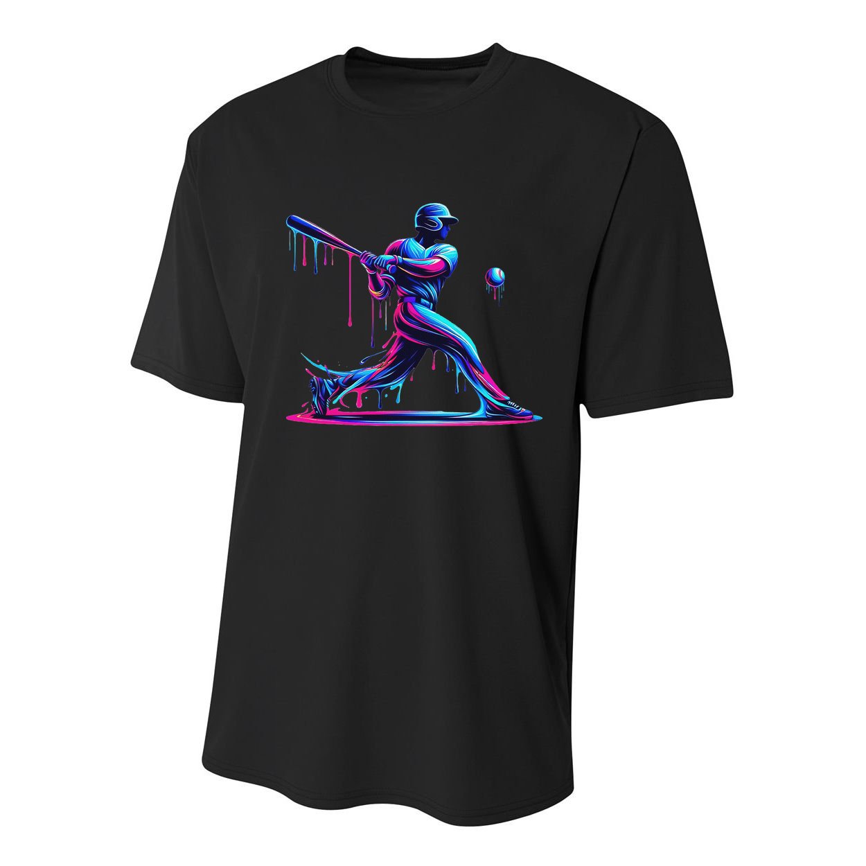 Baseball Player Drip For N Ice Cream Youth Performance Sprint T-Shirt