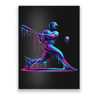 Baseball Player Drip For N Ice Cream Poster