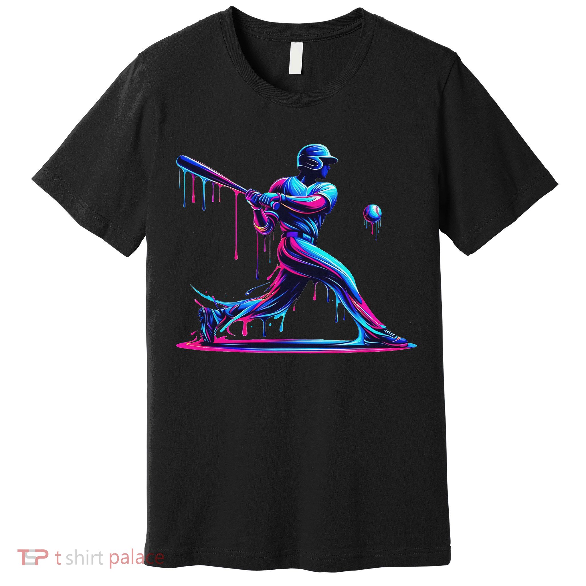 Baseball Player Drip For N Ice Cream Premium T-Shirt