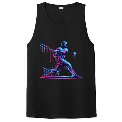Baseball Player Drip For N Ice Cream PosiCharge Competitor Tank