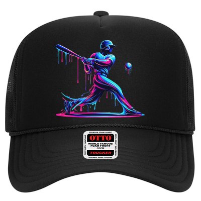Baseball Player Drip For N Ice Cream Trucker Hat