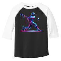 Baseball Player Drip For N Ice Cream Toddler Fine Jersey T-Shirt
