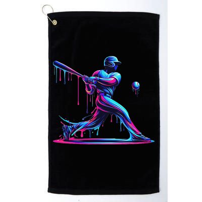 Baseball Player Drip For N Ice Cream Golf Towel