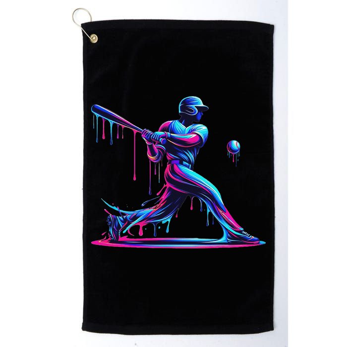 Baseball Player Drip For N Ice Cream Golf Towel