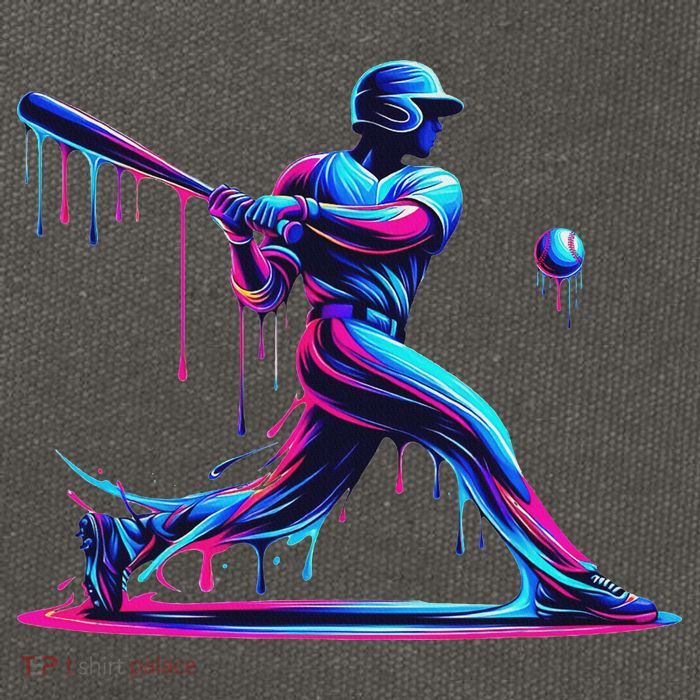 Baseball Player Drip For N Ice Cream Cotton Canvas Backpack