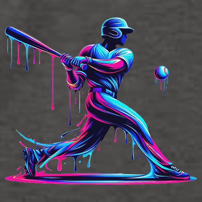 Baseball Player Drip For N Ice Cream Vector Backpack