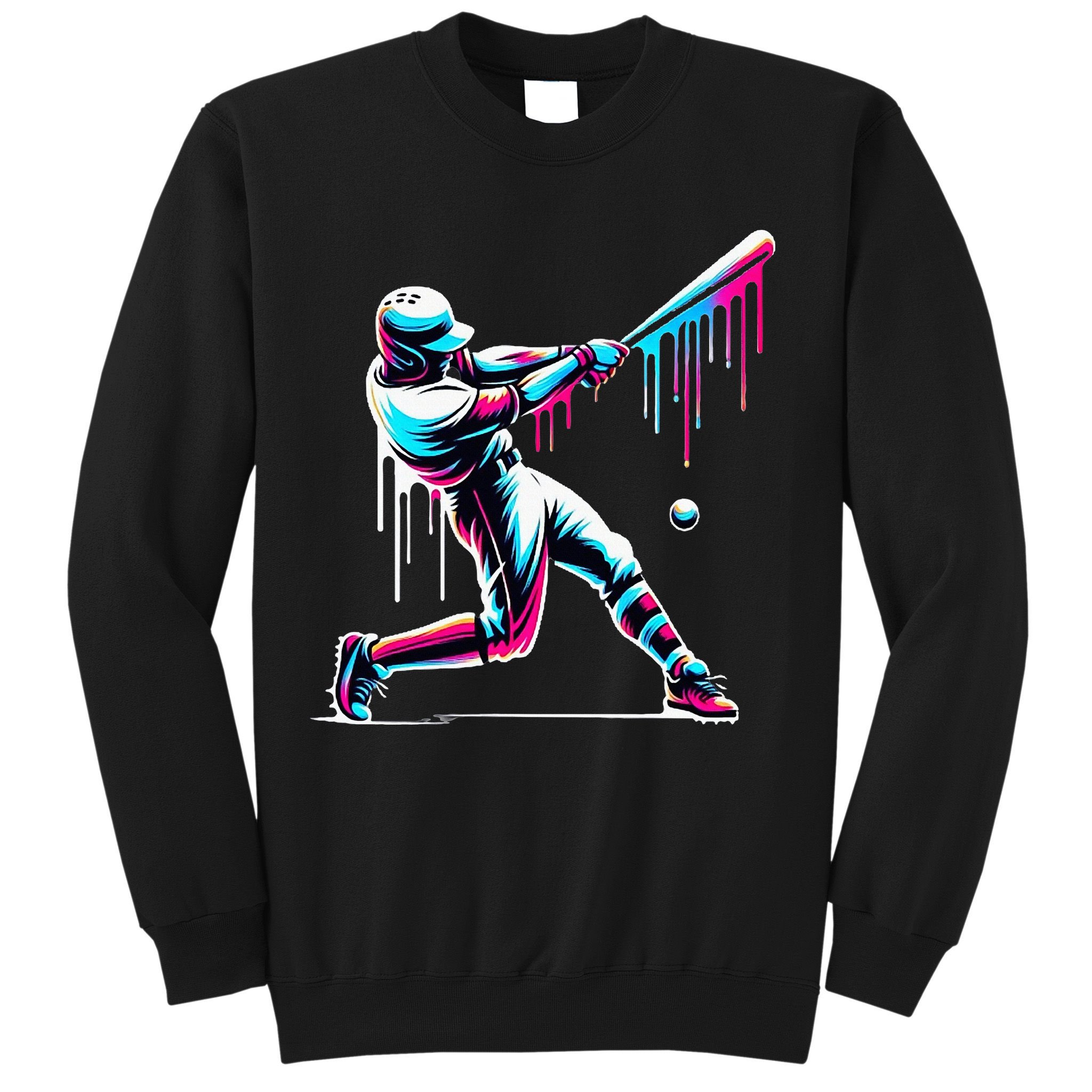 Baseball Player Drip Sweatshirt